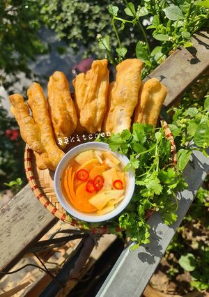 Hình của món Quẩy chiên giòn.
