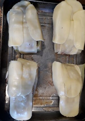 Una foto de Zucchini relleno