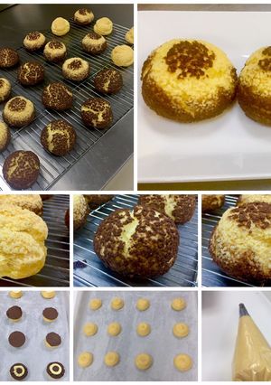 Hình của món Double chocolate cream puff.