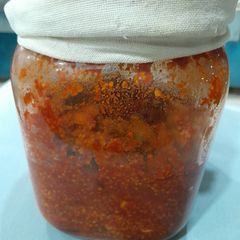 A picture of Raw Mango Pickle 🥭.