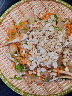 Hình của món Gỏi bưởi.