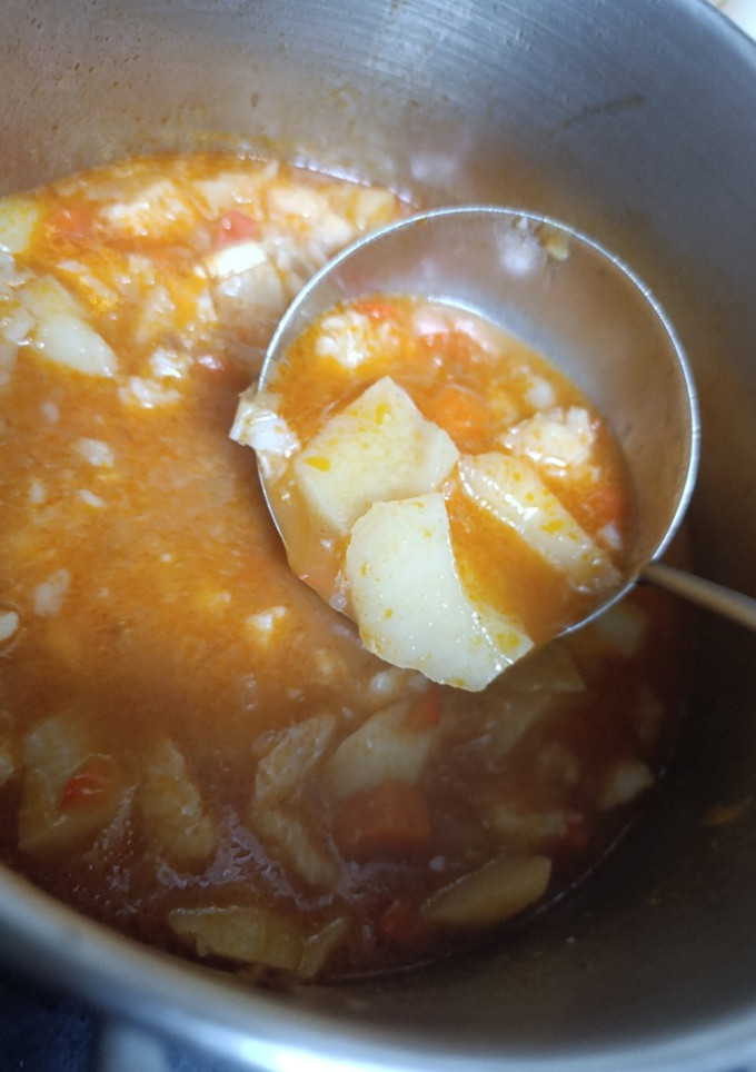 Una foto de Guiso de patatas con bacalao