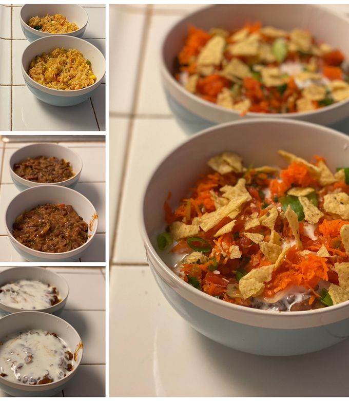 A picture of Veg Burrito bowl.