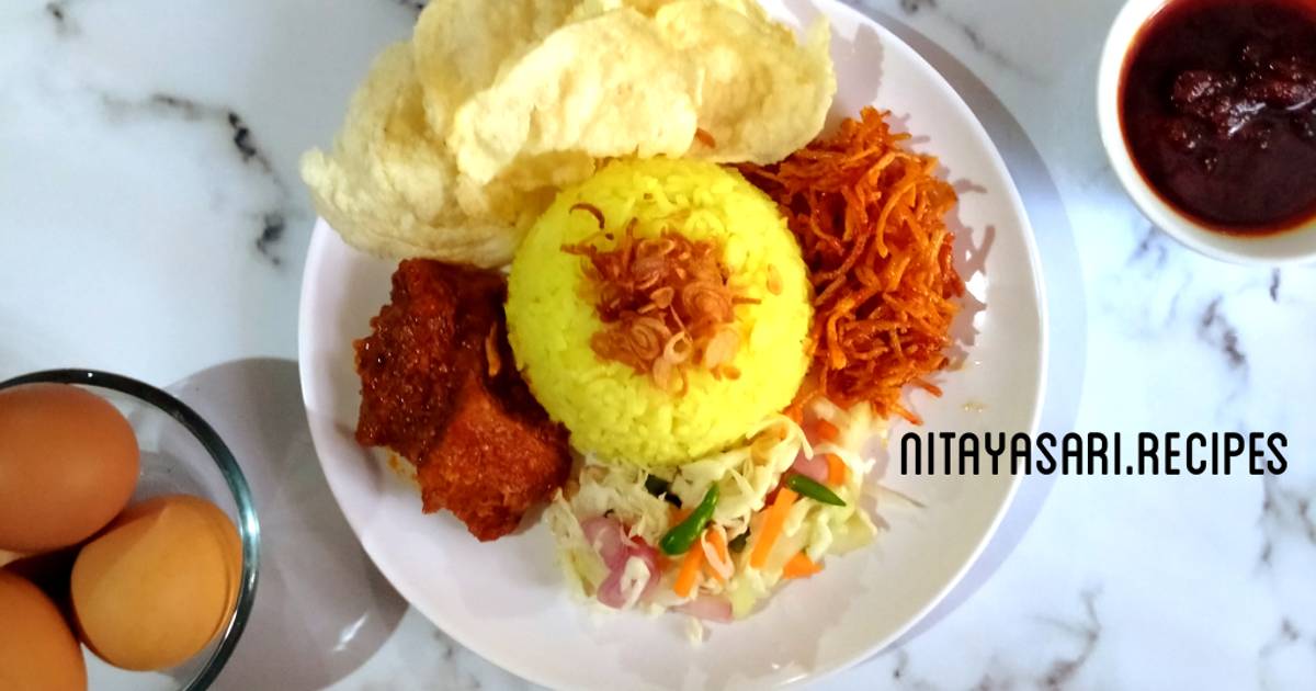 Resep Nasi Kuning Banjar Ala Nitayasari Oleh 🔪nitayasarirecipes🥦 Cookpad