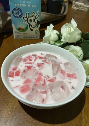 Foto resep Es Agar Yogurt Susu