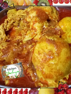 A picture of Egg drop curry.