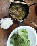 Thịt gà nấu gừng nghệ