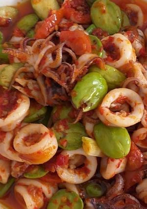 Foto resep Balado cumi petai