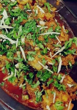A picture of Chicken karahi.