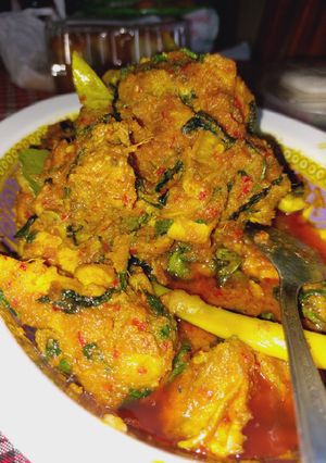 Foto resep Ayam rica-rica kemangi bumbu kuning