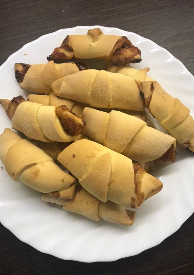 Рогалики з повидлом