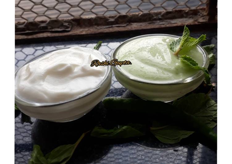Simple Way to Prepare Speedy White mayonnaise and Chilli chatka Mayonnaise