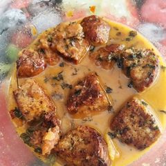 A picture of Paneer rahsayder (homemade Masala paneer).