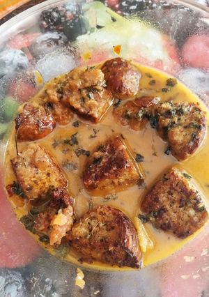 A picture of Paneer rahsayder (homemade Masala paneer).