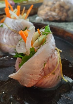 Una foto de Roll de pescado