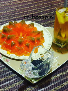 عکسی از دستور شربت تخم شربتی و ژله تخم شربتی