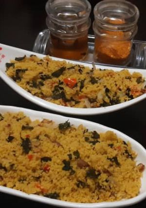 A picture of Dambun cous cous.