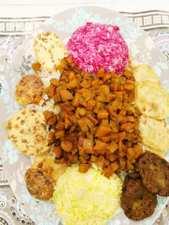 عکسی از دستور پلو هویج