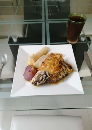Una foto de Pescado bocacachico guisado