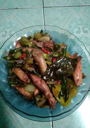 Foto resep Cumi asin cabe ijo