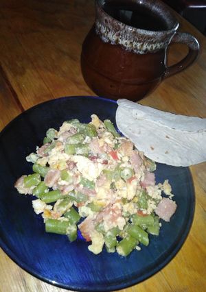 Una foto de Ejotes deliciosos