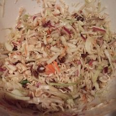 A picture of My Asian coleslaw salad.