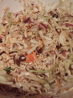 A picture of My Asian coleslaw salad.