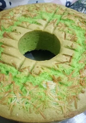 Foto resep Bolu Pandan Panggang 3 telur