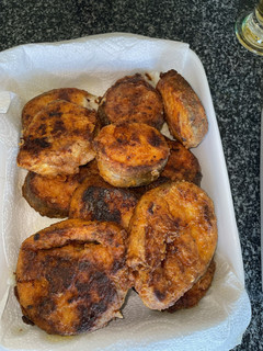 Foto de Posta de pescada frita