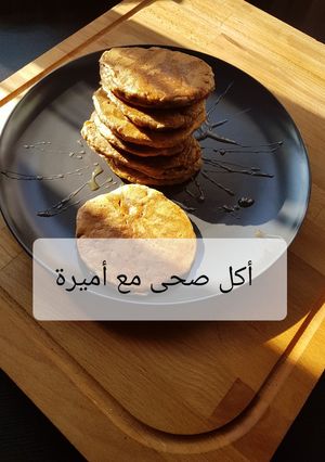 صورة لوصفة بان كيك الشوفان