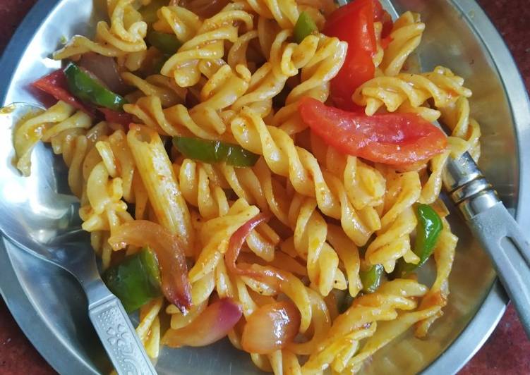 Easiest Way to Make Favorite Vegetables Pasta