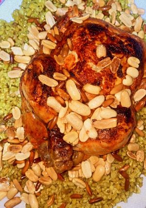 صورة لوصفة دجاج محشي فريكه 🍗🍗