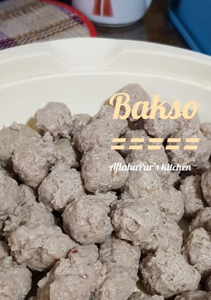 Foto resep Bakso simple & enak
