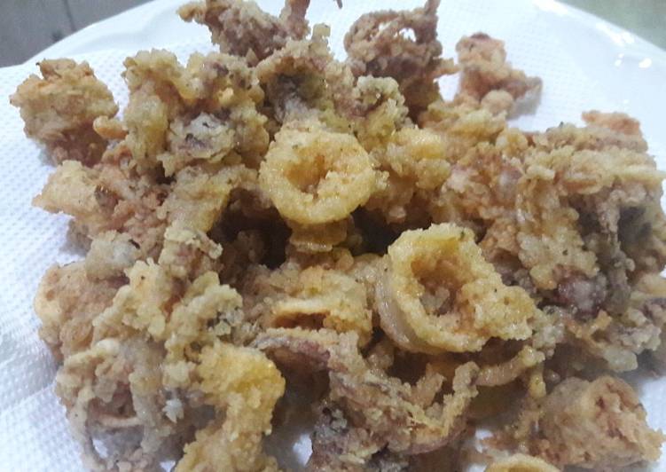 Cumi Goreng Tepung krenyes kriuk #Bikin Ramadhan Berkesan