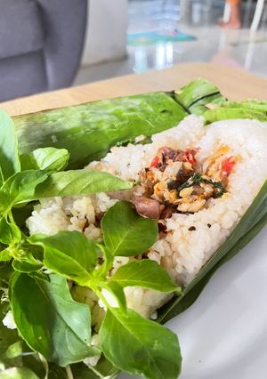 Foto resep Nasi Bakar Ikan Suwir