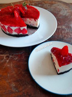 Foto resep Oreo Strawberry Cheese Cake