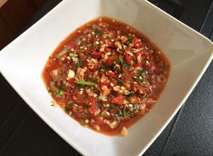 Foto resep Sambal cilantro-Salsa roja