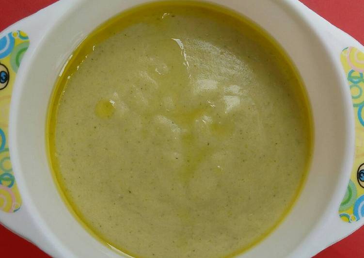 Resep MPASI 7m+ : Bubur Kutel yampung 4* +evoo Anti Gagal