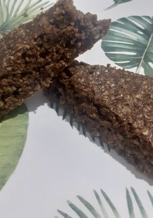 Una foto de Bizcochuelo chocolimón de avena
