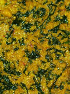 A picture of Egusi soup.