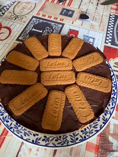 Una foto de Tarta de galleta Lotus