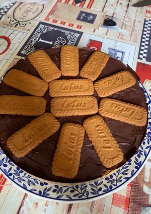 Una foto de Tarta de galleta Lotus