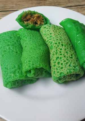 Foto resep Dadar gulung isi unti kelapa