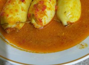 Foto resep Gulai cumi gendut isi telur