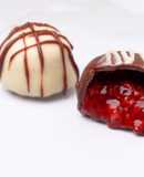 Bombones de frambuesa