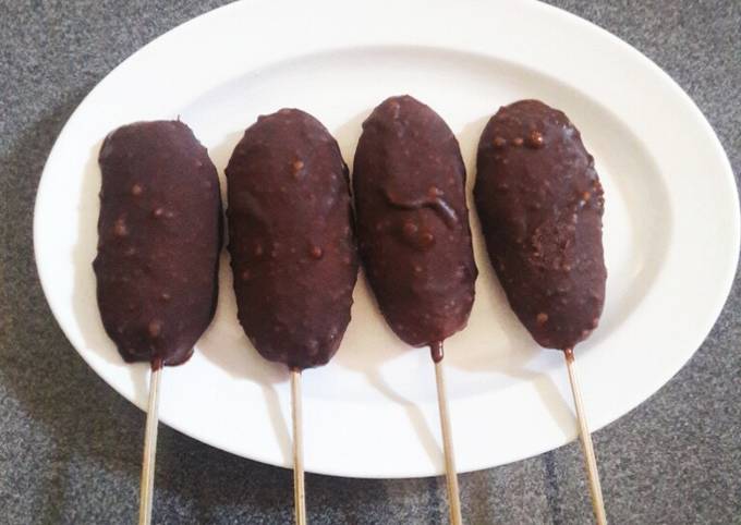 Anti Ribet, Buat Es Kulkul / Frozen Banana Stick 🍌 Menu Enak