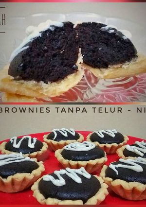 Foto resep Pie Brownies Ekonomis TANPA Telur ~ Krenyess Pie nya, Legitt Brownies nya. 😗