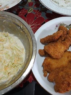 Foto resep Chicken katsu with salad