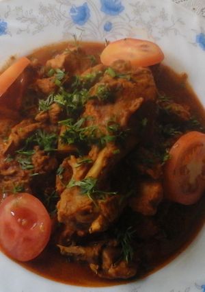 A picture of Chicken Curry.