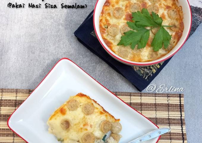 Anti Ribet, Buat Sausage Mozaru (Pakai Nasi Sisa Semalam) Enak Terbaru